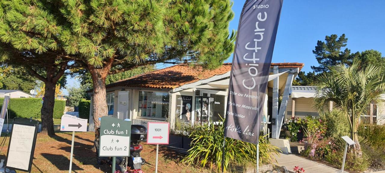 Mobilhome 2Ch Climatise-Terrasse Fermee-4 Velos-Camping 4 Etoiles Les Charmettes Les Mathes Buitenkant foto