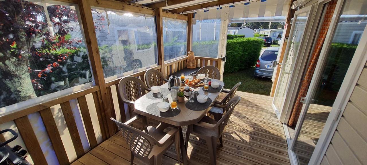 Mobilhome 2Ch Climatise-Terrasse Fermee-4 Velos-Camping 4 Etoiles Les Charmettes Les Mathes Buitenkant foto