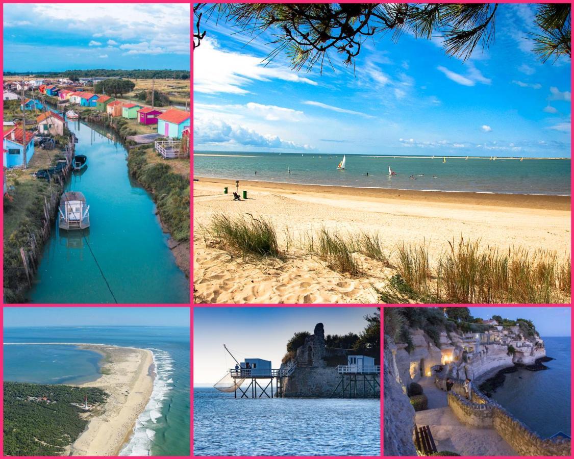 Mobilhome 2Ch Climatise-Terrasse Fermee-4 Velos-Camping 4 Etoiles Les Charmettes Les Mathes Buitenkant foto