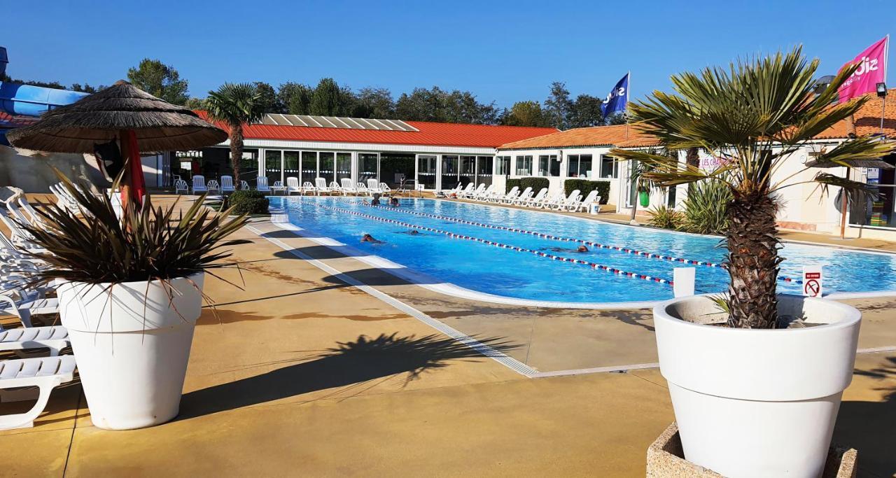 Mobilhome 2Ch Climatise-Terrasse Fermee-4 Velos-Camping 4 Etoiles Les Charmettes Les Mathes Buitenkant foto