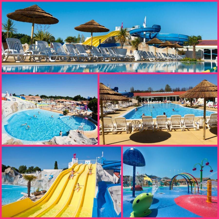 Mobilhome 2Ch Climatise-Terrasse Fermee-4 Velos-Camping 4 Etoiles Les Charmettes Les Mathes Buitenkant foto