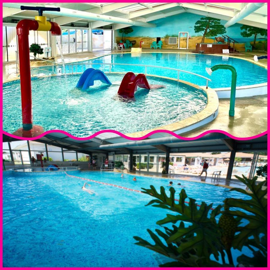 Mobilhome 2Ch Climatise-Terrasse Fermee-4 Velos-Camping 4 Etoiles Les Charmettes Les Mathes Buitenkant foto